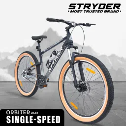 Orbiter 27.5" Single Speed Bicycle with Front Suspension - 27.5 T (inch) Mountain Cycle-14