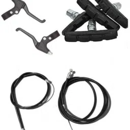 RANGER CYCLE POWER BRAKE LEVER & SHOE WITH WIRE COMBO SET Bicycle Brake Disk-11