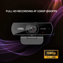 Kreo Owl Web Camera Desktop 1080p Webcam Auto Focus USB Connection Web Camera Laptop 2 HDWebcam with Built-In Microphone USB Connectivity image 3