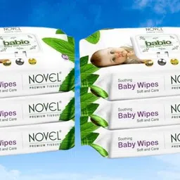 morbee Baby Wipes 80 Sheets/Pack (480 Wipes).-picture-10