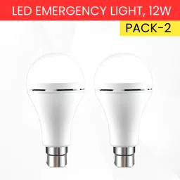 12W Rechargeable Inverter LED Bulb with Upto 4H.Power Cut Lighting Pack of_2G85 4 hrs Bulb Emergency Light-picture-19