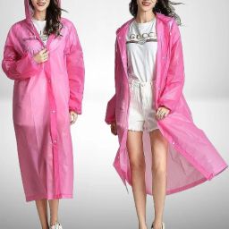 Solid Women Raincoat-image-57