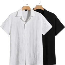 Men Regular Fit Striped Spread Collar Casual Shirt-image-38