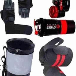 Support & Gym Gloves Fitness Accessory Kit Kit-image-4
