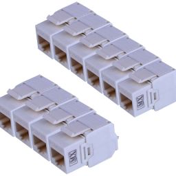 MX UTP Cat6A Keystone Jack Toolless Ethernet Cable Extension Jointer Adapter-10 Pcs Lan Adapter-23