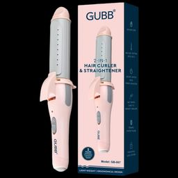 GUBB GB-007 2-in-1 Hair Styler with Ceramic Coating Technology (Cool Touch Tip, Pink)-24
