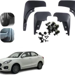 Mud Flap For Maruti Swift Dzire 2017, 2018, 2019, 2020, 2021, 2022, 2023, 2024-12