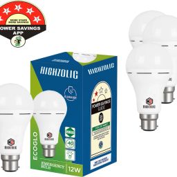 Value Pack – 4 x 12W Rechargeable Emergency Light Bulbs 3 hrs Bulb Emergency Light-image-41