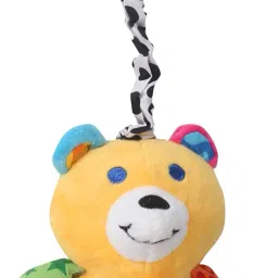 Animal Yellow Hanging Pulling Toy With Teether / Devlopment Baby Toy Rattle-21