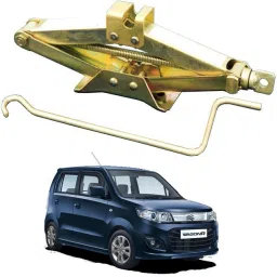 Heavy Duty Manual Golden Scissor Iron Vehicle Lift Jack For WagonR Vehicle Jack-image-3