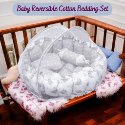 Cotton Baby Bed Sized Bedding Set-image-2