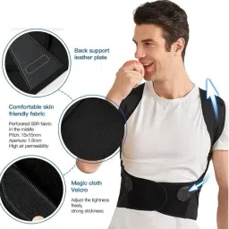 growtop Neoprene Posture Corrector Belt For Men & Women Posture Corrector image 5
