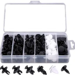 100 pcs Car Fastener Bumper Clip,Rivets Auto Retainer Trim Removal door clips Fastener-image-41