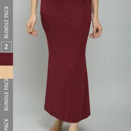 N-Gal Pack Of 2 Breathable Saree Shapewear-image-83