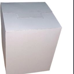 Collapsible Hardboard Box Paper White HAMPER BOX,Tall Cake,Heightened GIFT BOX Without Window; Size-15x15x18 cm Packaging Box-image-99