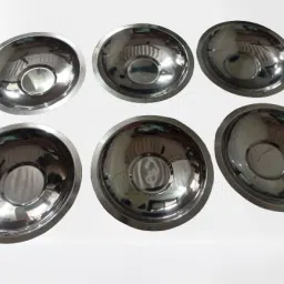 Pack of 6 Stainless Steel Stainless Steel Saucer Only Saucers Without Cup for Serving Tea Coffee Snacks-image-44