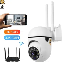 OSHSIZ Double Antenna 1080p WiFi Auto Recording Night Vision HD CCTV Camera 2-Way Audio Security Camera-16