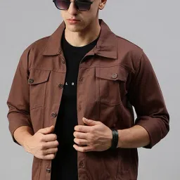 Men Washed Denim Jacket-image-11