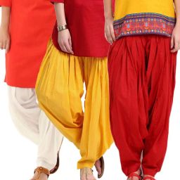 Cotton Blend Solid Patiala-image-20