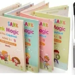 Kids Magic Practice Book (4 BOOK + 10 REFILL) Tracing Book 721-image-58