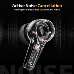 syvo S40 TWS in Ear Earbuds with Upto 24H Case Battery, 4 Mic, 45ms Low Latency Bluetooth Gaming Headset image 5