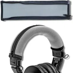 Crysendo Grey Headband for ATH-M50 Over The Ear Headphone Cushion-image-64
