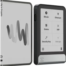 ledger Stax - Next-Gen Secure Touchscreen Crypto Wallet with Curved E Ink Display image 3