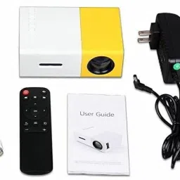 VOLTegIC Smart-Home LED Projector with Remote Controller 400 lm LED Corded & Cordless Mobiles Portable Projector-8