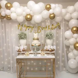 Solid Birthday Numbers Solid Silver '24' Numerical Foil Balloon for Celebration Balloon-20