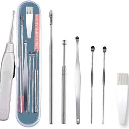 Ear Wax Cleaner Kit + LED Light Safety Earpick Wax Remover Earpick-image-110