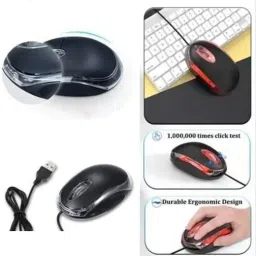 NKL Stylish USB Wired Gaming Mouse With Lights for Computer _19 Wired Ambidextrous Optical Gaming Mouse image 5