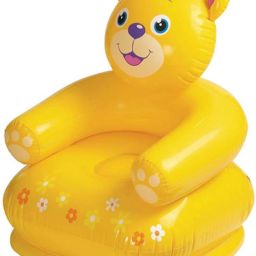 Kid's Teddy Bear Inflatable Chair - Yellow Inflatable Sofa/ Chair-35