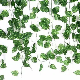 4 Pcs Green Hanging Money Plant Perfect for Home,Shop,Office,Temple Decoartion Artificial Plant-7