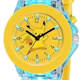 7 Color Glowing Disco Light Watch for Boys Girls with 3D Cute Cartoon on Analog Watch- For Boys & Girls Strap Best Birthday Gift Kids Analouge Multi-Color Light Watch Age 3-15 Years-image-15
