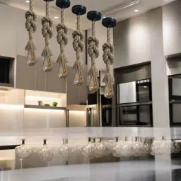 Natural Jute Rope Hanging Light LCRBLC01-P6 Pack of 6 Without Bulb Pendants Ceiling Lamp-3