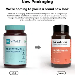 healthkart HK Vitals Multivitamin with Probiotics, With Vitamin C, B, D, Zinc image 2