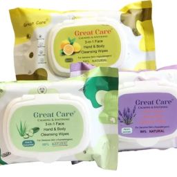 Refreshing Wet Wipes With Aloe Cucumber, Lemon & Lavender Fragnance, Pack Of 3-35