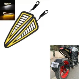 Front LED Indicator Light for Yamaha, Kawasaki, KTM, BMW, Suzuki R15 V3, R15, R15 V2, CBR 150R, Ninja 300, RC 200, Karizma, Apache-image-41