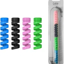 fonemart Highly Flexible Spiral Wire USB (pack 4) Cable Protector-image-46