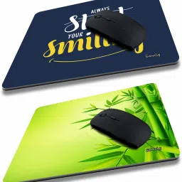 SMULY Printed Designer Anti Skid, Thick Non-Slip Rubber Base Mouse Pad COMBO PACK OF 2Compatible with Computer, Laptops, PC, Home & Office Mousepad HD Quality Mousepad-picture-5