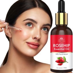 Rosehip Essential Oil for Hair Growth, Skin Care, Stress Relief, 100% Pure-image-1