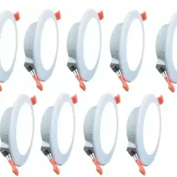 Excel 7-Watts Round Led Panel Conceal Down Pack of 9 Ceiling Light Ceiling Lamp-1