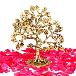 Kalpavriksha Tree | Karpaga Viruksham Tree |Kalpa Vruksha Tree Brass Decorative Showpiece - 15 cm-14