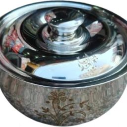 Double Wall Insulated Stainless Steel Steel Lid Cook and Serve Casserole Set-image-104