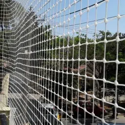 i geon UV Stabilized Nylon Pigeon Net_Bird Net_Monkey Net_10 X 12 Feet_White Color Camping Net image 5