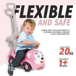 dash 3in1 Ride-on Push Car, Musical Ride on Car for Kids with Parental Handle Rideons & Wagons Non Battery Operated Ride On image 5
