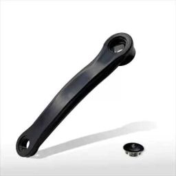 Bicycle Crank Arm Left Cutterless Covered with Black PVC Without Pedal (Black) Mountain Bike, Racing Bike Wheel-11