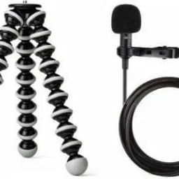 Crozier HD audio Quality Tripod Kit (Black, White, Supports Up to 3000 g) Tripod Kit-image-19