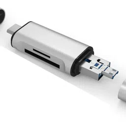 LipiWorld 3 in 1 Card Reader Type c USB 3.0 All in one Card Reader Micro USB Card Reader SD, Micro SD, SDXC, SDHC, Micro SDHC, Micro SDXC Memory Card Reader Card Reader-9