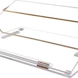 Acrylic Writing Desk Acrylic Table Top Elevator (Standard Size 21x15 Inches) Acrylic Portable Laptop Table-24